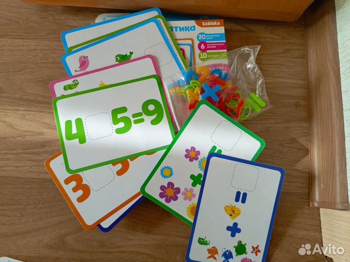 Развивающие карточки по математике с 3 лет