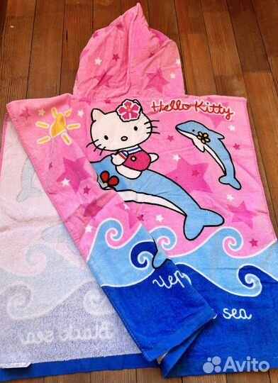 Полотенце махровое Hello Kitty детское