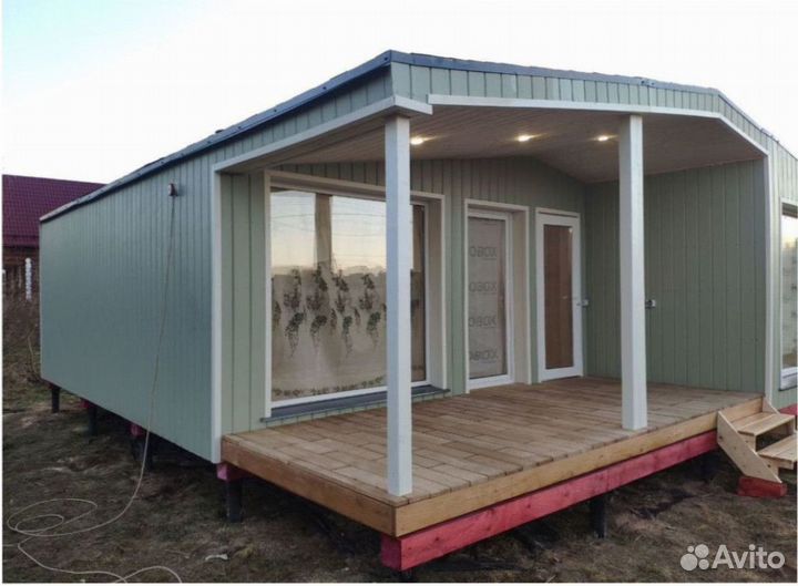 Каркасный дачный дом с доставкой 90 м кв, арт. гн-5796