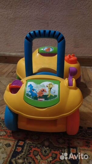 Машинка-каталка 2 в одном