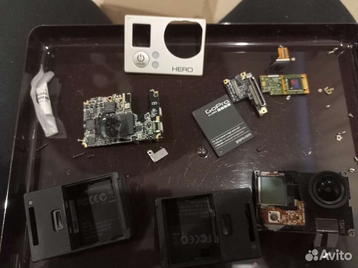 Экшн камера gopro hero 3. На запчасти