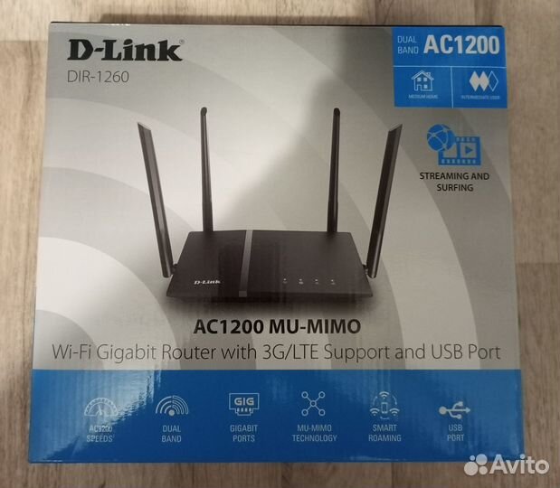 Wi-Fi роутер D-Link DIR-1260