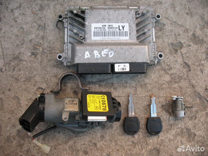 Комплект зажигания Chevrolet Aveo T250/T255