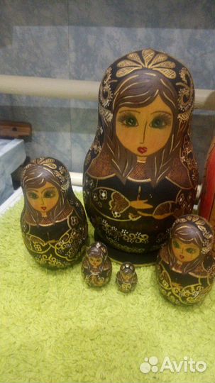 Матрешки деревянные