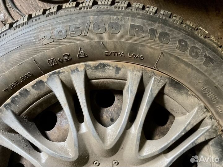 Колеса в сборе r16 зимние