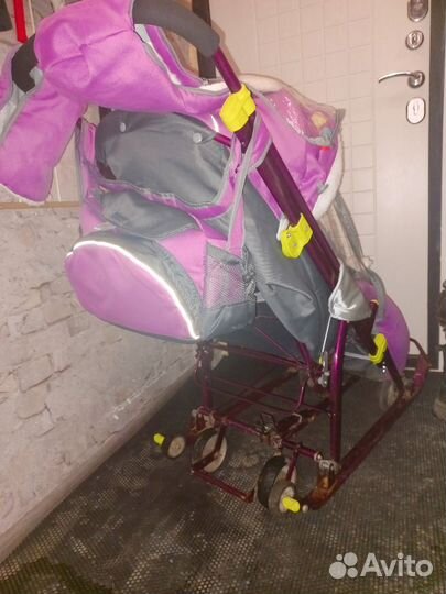 Коляска санки