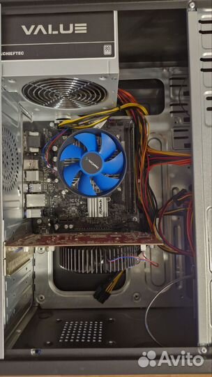 Пк intel Core i3 10100F, 8гб, SSD 120гб, Монитор