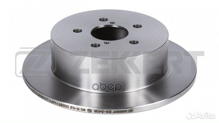 Zekkert Диск торм. задн. Subaru Legacy (BL BP) 03