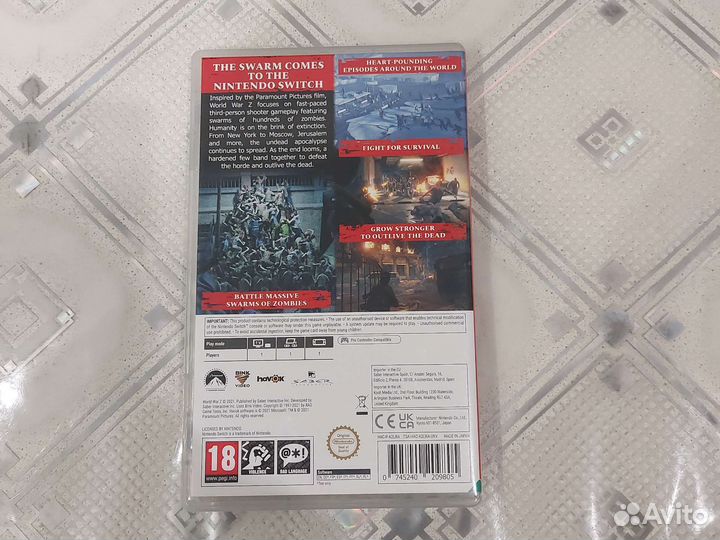World war z nintendo switch