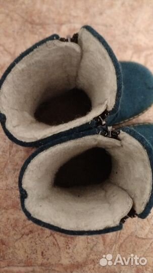 Теплые валенки для девочки