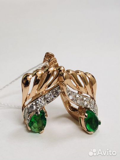 Золотые серьги