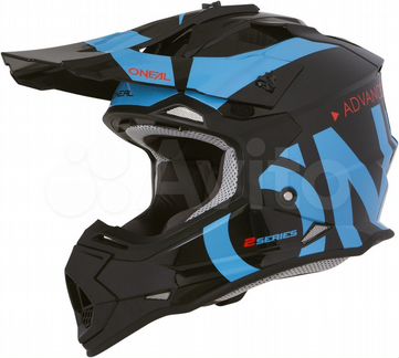 Шлем кроссовый Oneal 2Series RL Slick синий черный