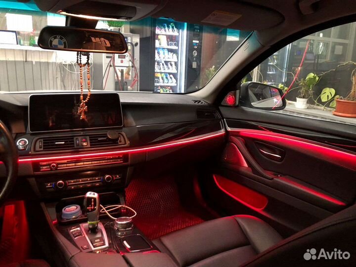 BMW F30 подсветка салона