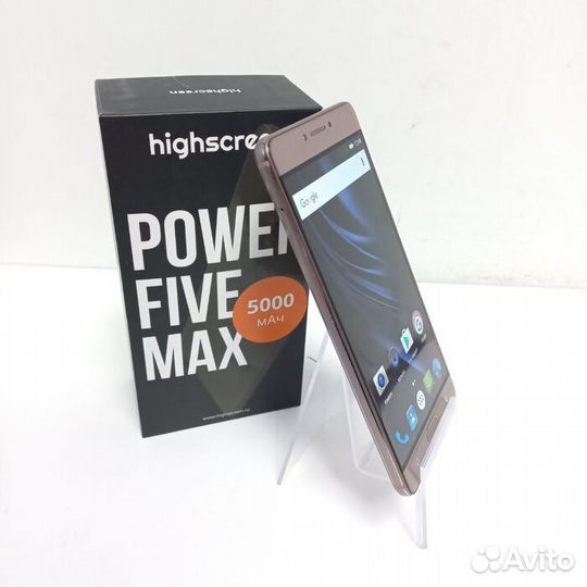 Highscreen Power Five Max 4\64 Гб Серый Смартфон