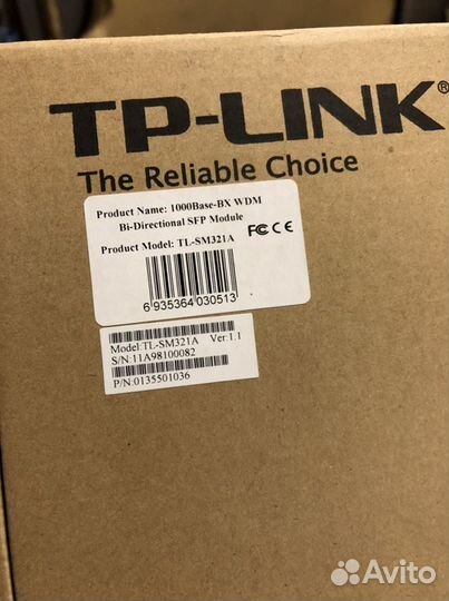 Модуль SFP TP-Link TL-SM321A 1000Base-BX WDM
