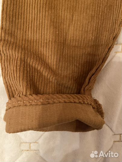 Брюки вельветовые детские 100