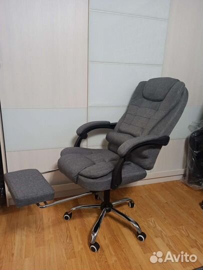 Тканевое кресло 606 лён