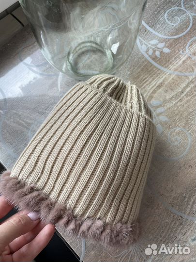 Шапка норковая новая