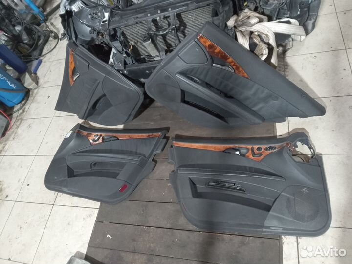 Дверные карты мерседес w211 кожа