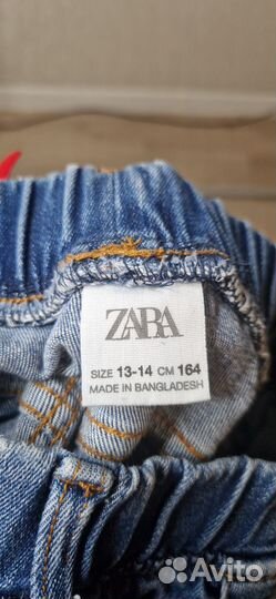 Джинсы zara для мальчика 164