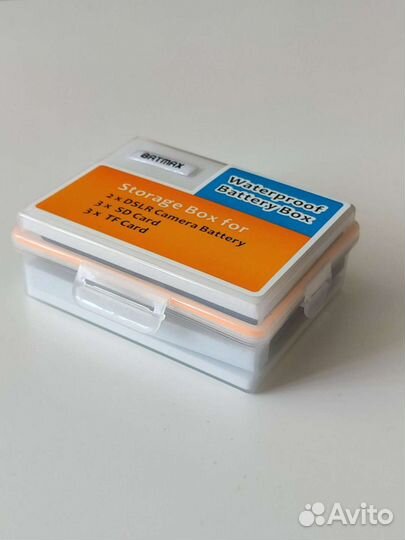 Бокс для батарей и карт памяти SD водонепроницаемы