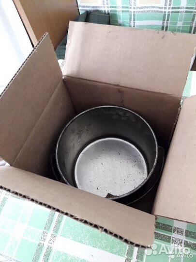 Котелок ркка круглый.Склад.1948-53 г.в.Новый