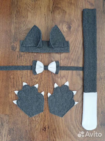 Карнавальный костюм чёрного,серого Кота