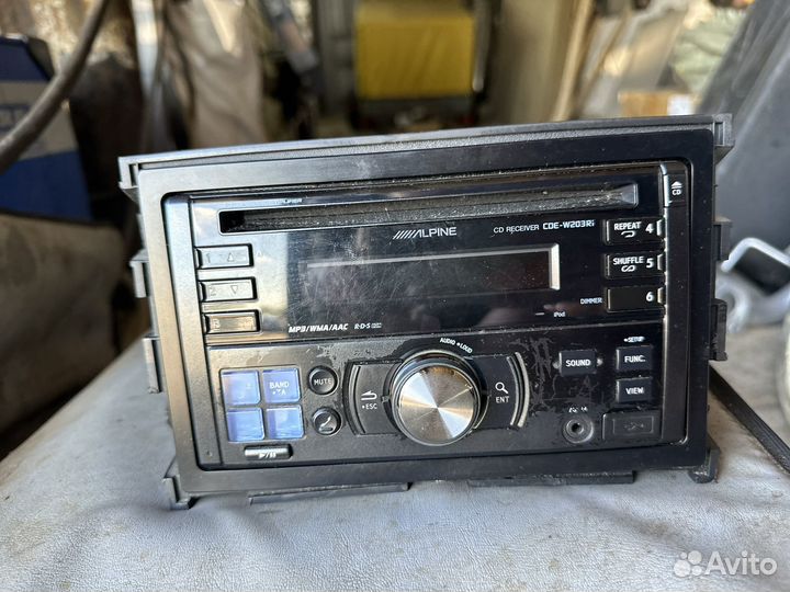 Магнитола alpine 2 din