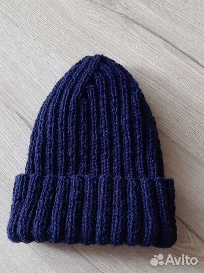 Шапка ручная работа зимняя теплая
