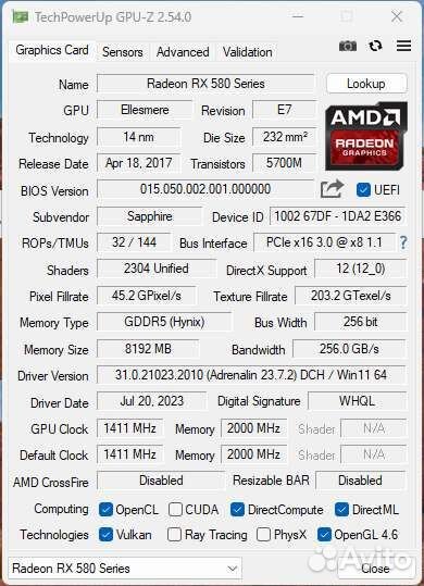 Rx 580 8gb