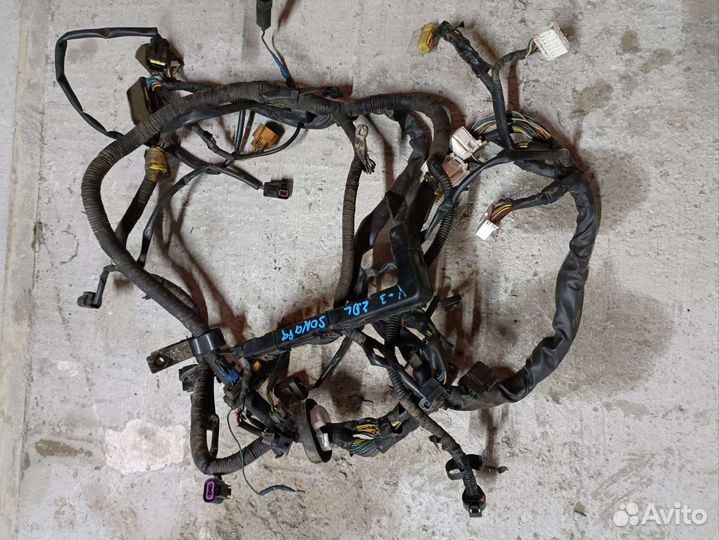 Проводка двигателя Hyundai sonata Y3 G4CM