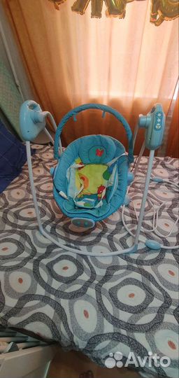 Детские электронные качели для новорожденных