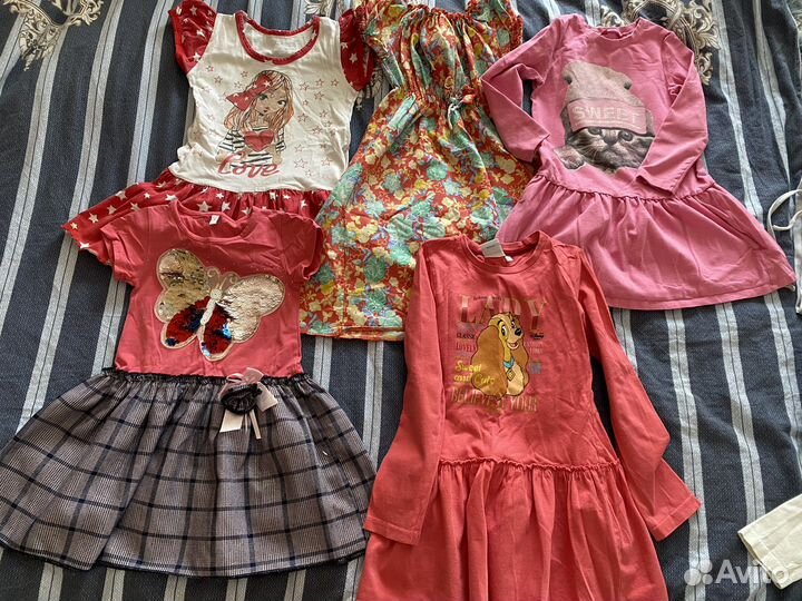 Одежда для девочки пакетом 104-110