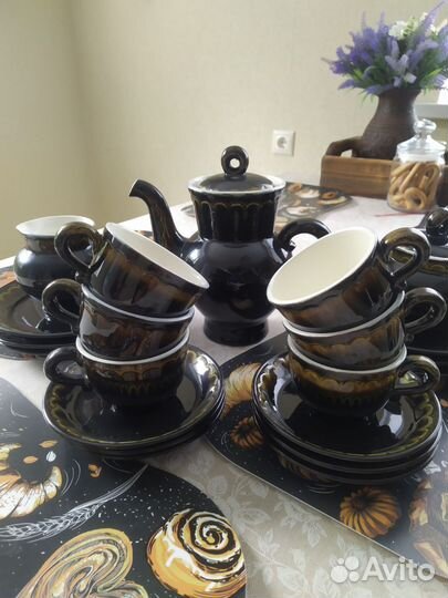 Сервиз чайно кофейный новый