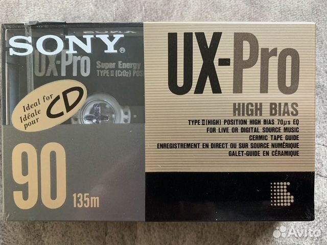 Аудиокассета sony UX-Pro 90