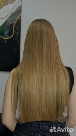 Кератиновое выпрямление волос