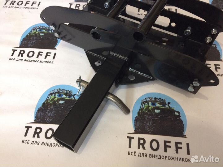 Площадка съёмная под лебедку под квадрат с ручками