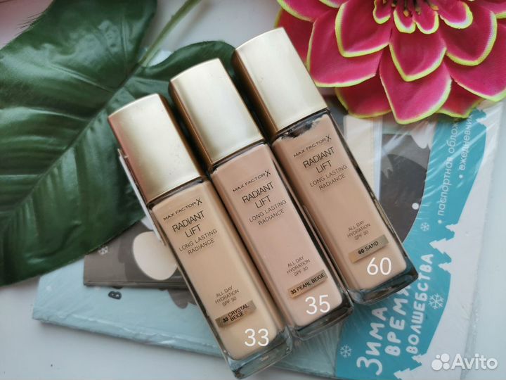 Тональный Nyx, Max Factor, Loreal, Maybelline,Pupa