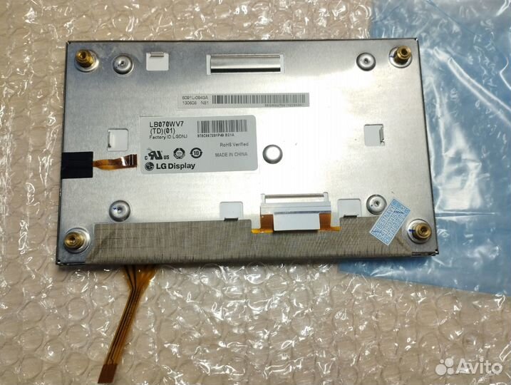 Дисплей KIA и хёндай для навигации LB070WV7 TD01