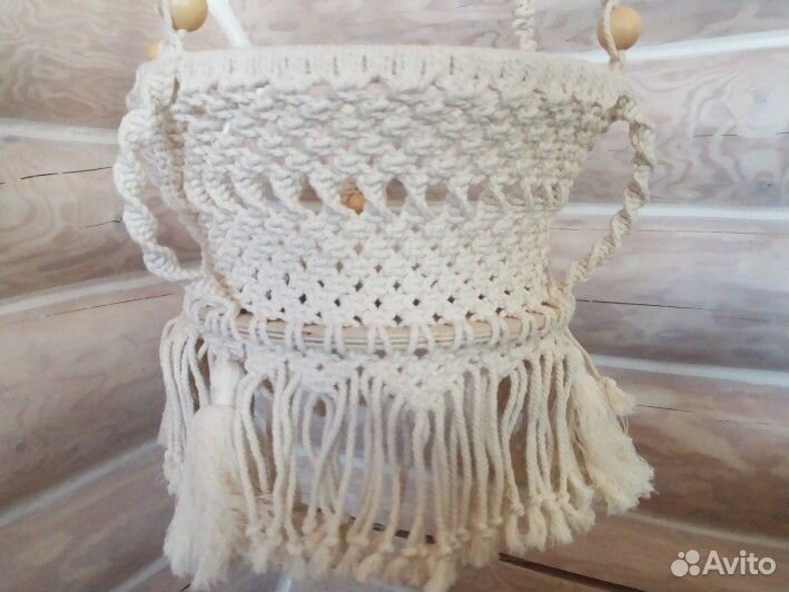 Качель детская в технике макраме