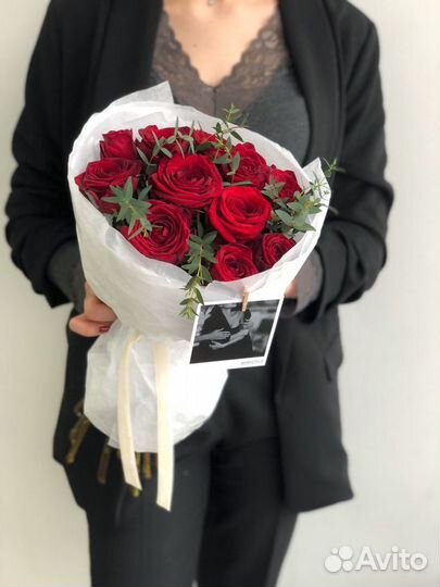 Букет из красных роз
