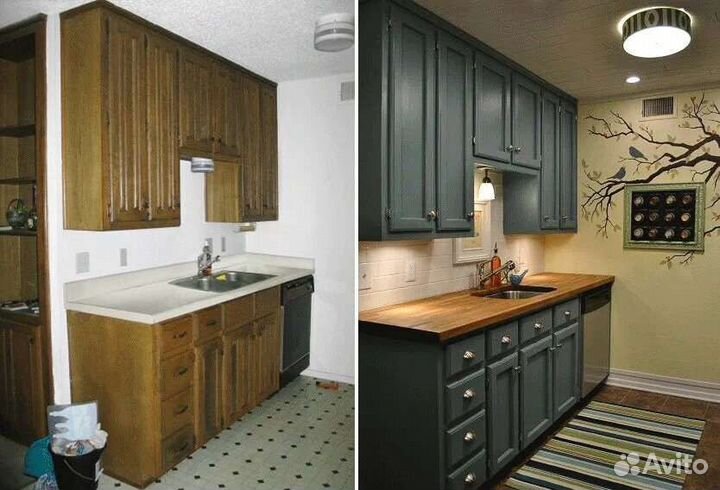 Покраска кухонных и мебельных фасадов