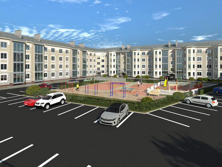 2-к. квартира, 50,3 м², 1/4 эт.