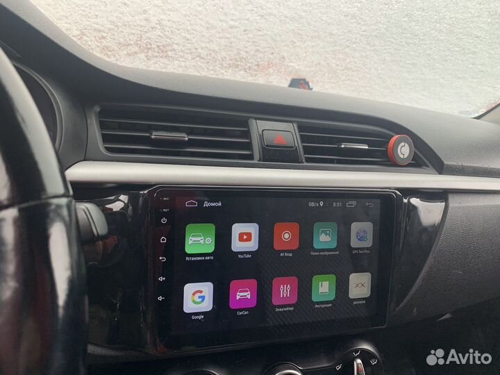 Штатная магнитола Кия Рио Х-Лайн на андроиде 2017