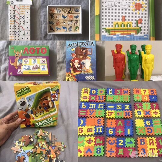 Настольные игры для самых маленьких, 8 шт