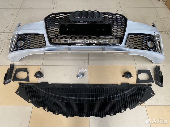 Передний RS7 бампер для Audi A7 4G рест