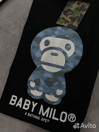 Футболка Bape baby milo black XL Оригинал