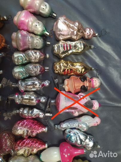 Елочные игрушки СССР