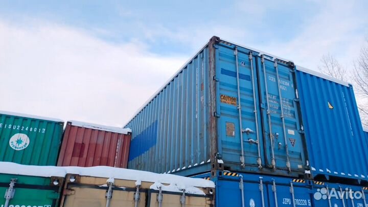 Морской 40 футовый контейнер бу 2.9 высота