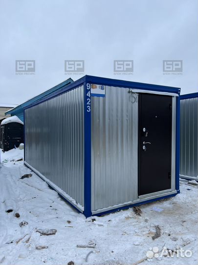 Бытовка вагончик бк2 в осб с двумя окнами